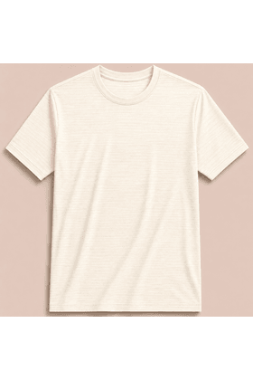Camiseta Masculina Textura S/E -  Off White