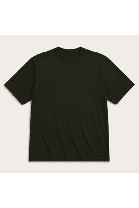 Camiseta Bordado - Verde Musgo