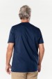 Camiseta Básica Algodão Premium Gola C - Weller You - Azul Marinho