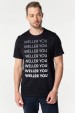 Camiseta Básica Algodão Premium Gola C - Weller You - Preto
