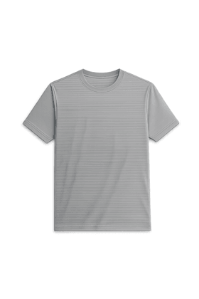 Camiseta Masculina Textura S/E - Cinza
