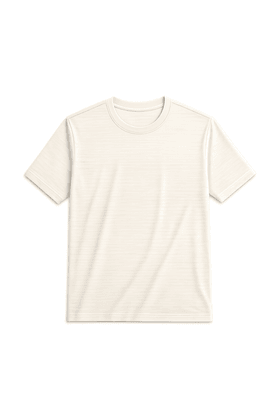 Camiseta Masculina Textura S/E -  Off White
