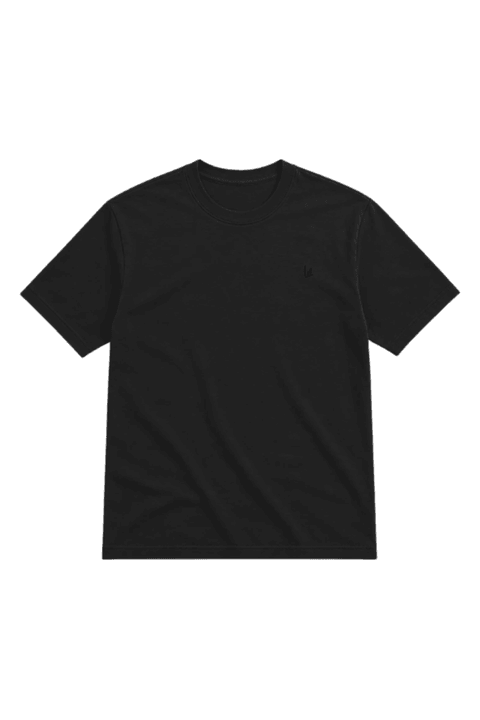 Camiseta Bordado - Preto