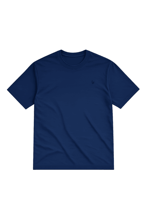 Camiseta Bordado - Azul Marinho
