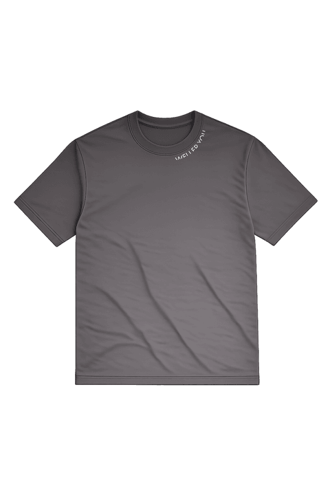 Camiseta Estampada - Chumbo