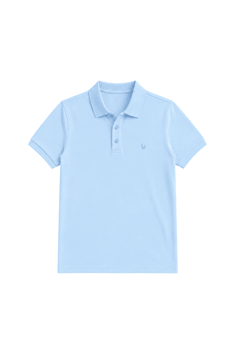 Camisa Polo Ewl - Azul Claro
