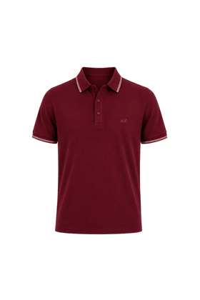 Camisa Polo Piquet Premium - Bordo