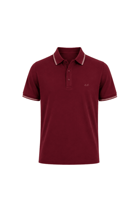 Camisa Polo Piquet Premium - Bordo