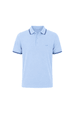 Camisa Polo Piquet Premium - Azul Claro