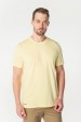 Camiseta Básica Logo Inferior 100% Algodão Amarelo - Weller