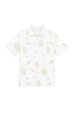 Camisa Polo Full Print Logo Weller - Branco
