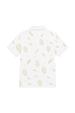 Camisa Polo Full Print Logo Weller - Branco