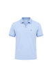Camisa Polo Malha Manga Curta - Azul Claro