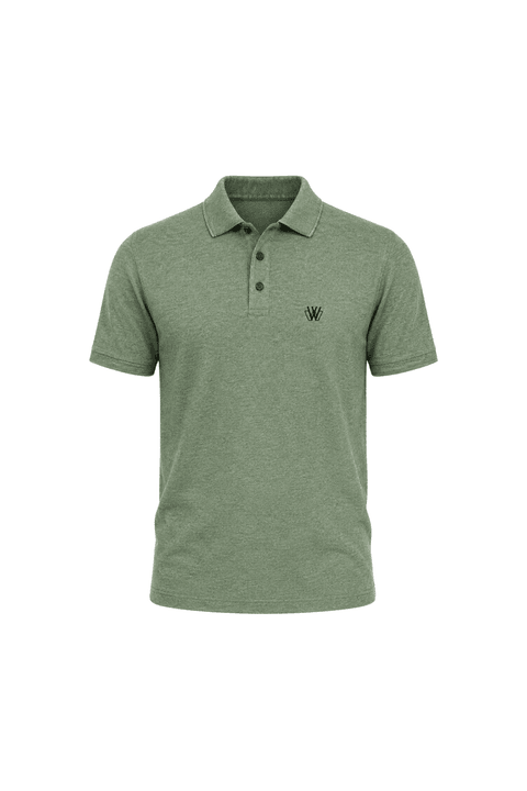Camisa Polo Manga Curta - Verde Oliva