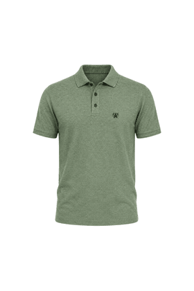 Camiseta Polo Manga - Verde Oliva