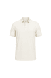 Camisa Polo com Bolso - Off White