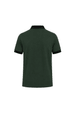 Camisa Polo com Bolso Gola e Punho em Retilinha - Verde Weller