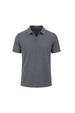 Camisa Polo com Ziper - Chumbo Mescla
