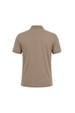 Camisa Polo com Zíper - Cursor Metálico - Cappuccino