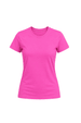 Camiseta Baby Look - Rosa Chiclete
