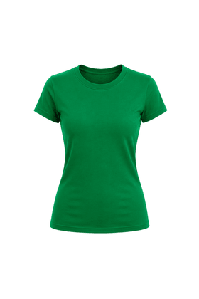 Camiseta Baby Look - Verde Bandeira