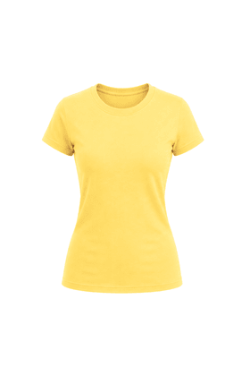 Camiseta Baby Look - Amarelo