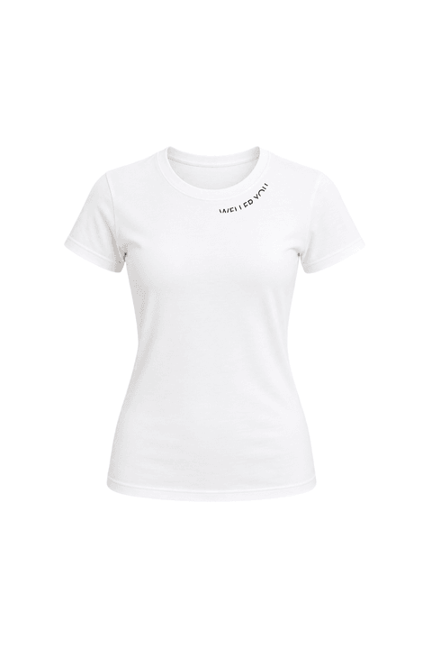 Camiseta Baby Look - Branco
