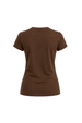 Camiseta Baby Look - Marrom