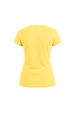 Camiseta Baby Look Estampada - Amarelo