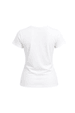 Camiseta Baby Look Estampada - Branco