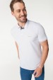 Camisa Polo Piquet Weller Jacquard Logo Bordado - Branco