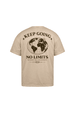Camiseta Oversized - Palha