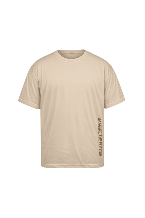 Camiseta Oversized - Palha