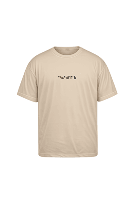 Camiseta Oversized - Palha