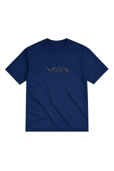Camiseta Estampada - Azul Marinho