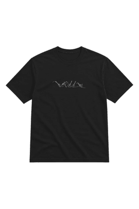 Camiseta Estampada - Preto
