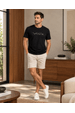 Camiseta Estampada - Preto