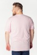 Camiseta Básica com Bolso 100% Algodão  - Rosa