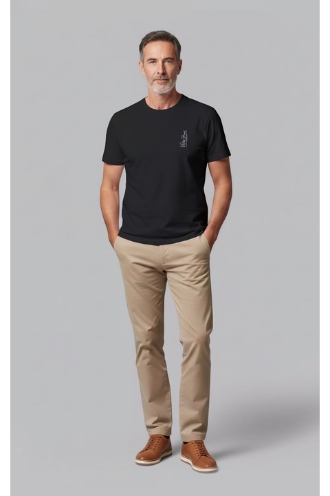 Camiseta Estampada - Preto