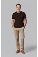Camiseta Estampada - Marrom