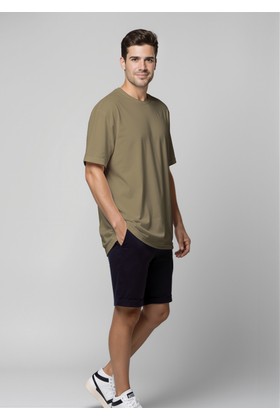 Camiseta Overized - Palha