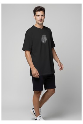 Camiseta Oversized - Preto