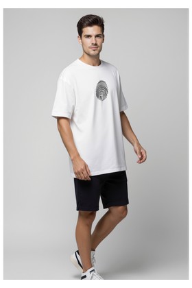 Camiseta Oversized - Branco