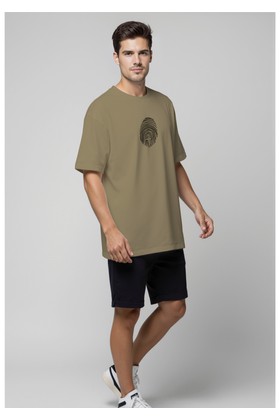 Camiseta Oversized - Palha