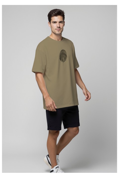 Camiseta Oversized - Palha