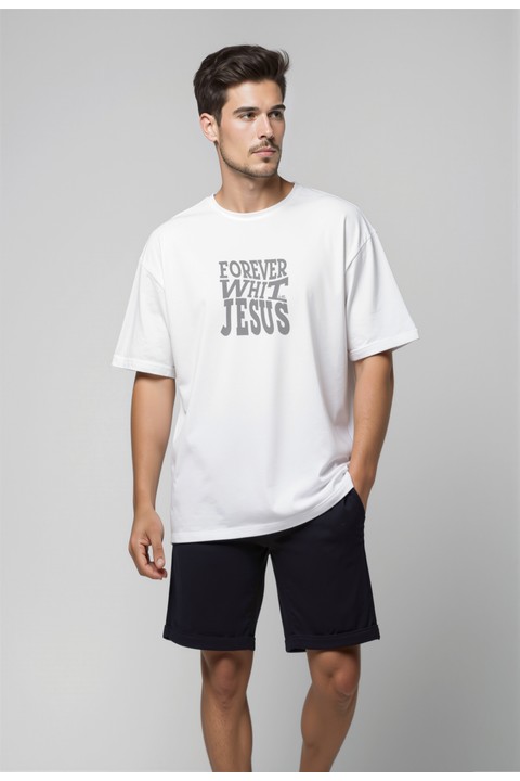Camiseta Oversized - Branco