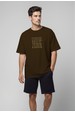 Camiseta Oversized - Marrom