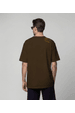 Camiseta Oversized - Marrom