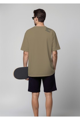 Camiseta Oversized - Palha