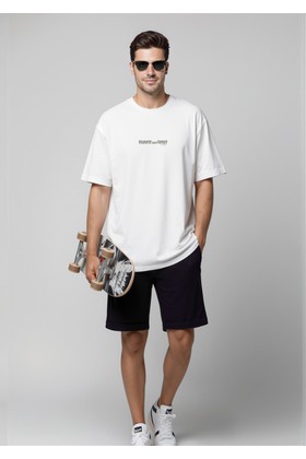 Camiseta Oversized - Branco